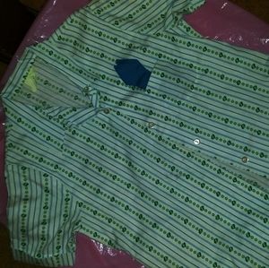 Vintage 70s girl scouts collar shirt